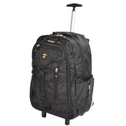 Cabin Size Wheeled Backpack Hiking Camping Travel Bag Olympus Black