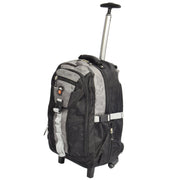 Wheeled Backpack Small Cabin Hiking Camping Travel Bag Fuji Grey