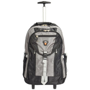 Cabin Size Wheeled Backpack Hiking Camping Travel Bag Olympus Grey Front