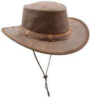 Authentic Bush Leather Hat Vintage Bourke 1