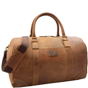 Cabin Travel Weekend Genuine Leather Holdall Bag MARS Tan 3