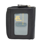 Womens Soft Leather Purse Bifold Clutch Cards Cash ID Holder Wallet AL10 Black