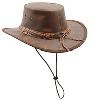 Authentic Bush Leather Hat Vintage Bourke 3