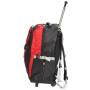 Cabin Size Wheeled Backpack Hiking Camping Travel Bag Olympus Red Side