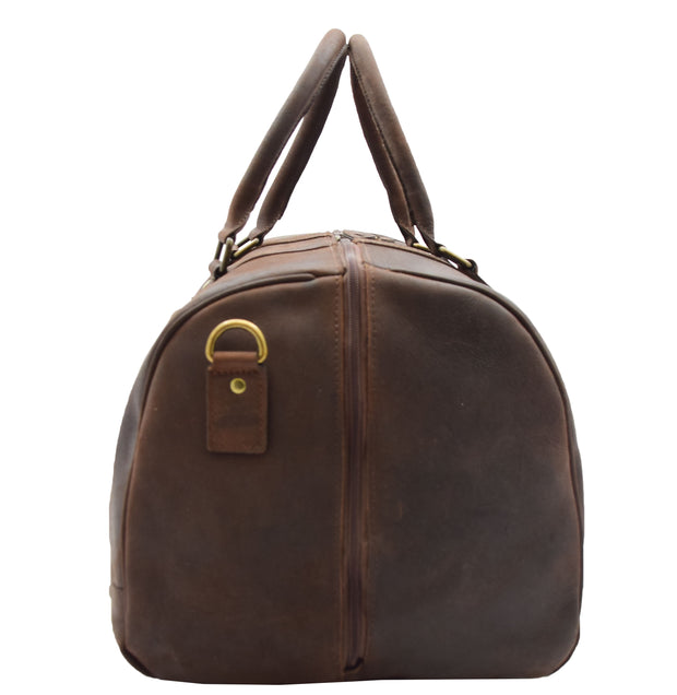 Cabin Travel Weekend Genuine Leather Holdall Bag MARS Brown 3