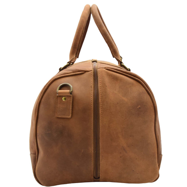 Cabin Travel Weekend Genuine Leather Holdall Bag MARS Tan 4