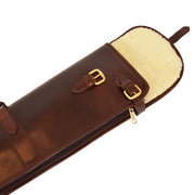 Real Leather Gun slip Bag Shooting Shotgun Rifle Holster Case Artemis Brown 4