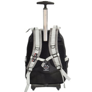 Wheeled Backpack Small Cabin Hiking Camping Travel Bag Fuji Grey Back 1