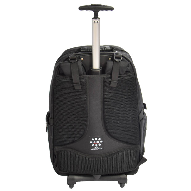 Cabin Size Wheeled Backpack Hiking Camping Travel Bag Olympus Black Back 2