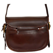Cartridge Bag Genuine Brown Leather Ammo Shell Pouch Chelsea Back