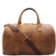 Cabin Travel Weekend Genuine Leather Holdall Bag MARS Tan 7