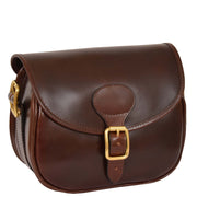 Cartridge Bag Genuine Brown Leather Ammo Shell Pouch Chelsea Without Belt