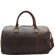 Cabin Travel Weekend Genuine Leather Holdall Bag MARS Brown 6