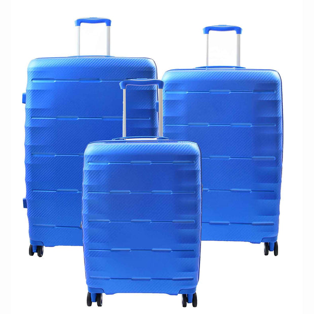 8 Wheel Spinner Luggage Expandable Arcturus Blue 1
