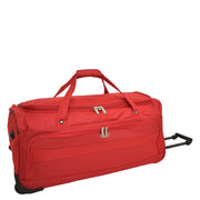 Travel Duffle Bag 28" Lightweight Wheeled Holdall Weekend Bag Marco Red