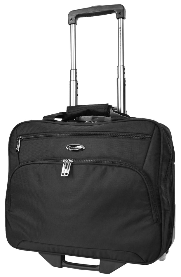 Pilot Case Wheeled Briefcase Cabin Size Luggage Business Travel Laptop Bag Omega
