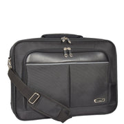 Laptop Messenger Briefcase Work Business Organiser Black Shoulder Satchel A302 Feature