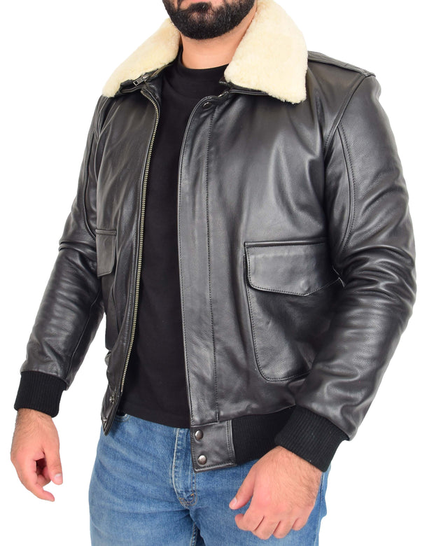 Cowhide bomber jacket deals