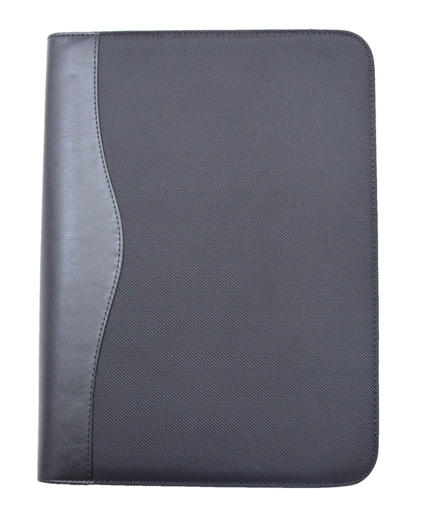 Zip Around Folio Bag A4 Writing Pad Calculator iPad Organiser Underarm Case Ream