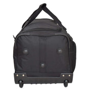 Travel Duffle Bag 28" Lightweight Wheeled Holdall Weekend Bag Marco Black 4