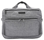 Laptop Bag Casual Briefcase Satchel Soft Polyester Jean Grey