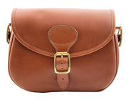 Cartridge Bag Genuine Tan Leather Ammo Shell Pouch Chelsea