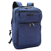 Laptop Backpack Soft Polyester Jean Casual Travel Office Daypack Bag A531 Blue