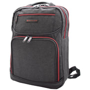Laptop Backpack Soft Polyester Jean Casual Travel Office Daypack Bag A531 Black