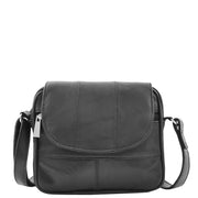 Ladies Crossbody Soft Leather Bag Everyday Casual Sling Pouch Cody Black