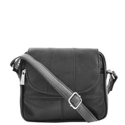 Ladies Crossbody Soft Leather Bag Everyday Casual Sling Pouch Cody Black