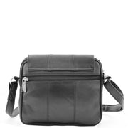 Ladies Crossbody Soft Leather Bag Everyday Casual Sling Pouch Cody Black Back