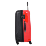 Tough Hard Shell Suitcase Big Heart 4 Wheel Luggage TSA Lock Bags Large 3