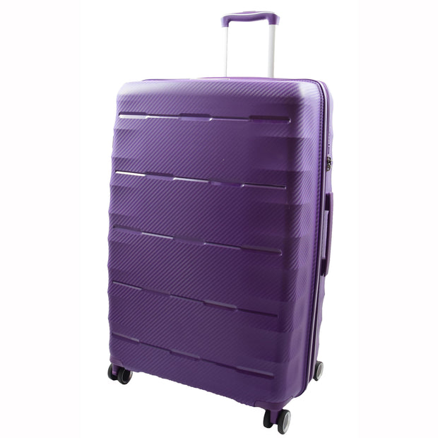 8 Wheel Spinner Luggage Expandable Arcturus Purple 2