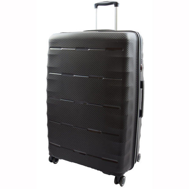 8 Wheel Spinner Luggage Expandable Arcturus Black 2