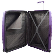 8 Wheel Spinner Luggage Expandable Arcturus Purple 6