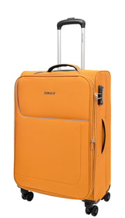 Lightweight 4 Wheels Soft Luggage Expandable TSA Lock Mercury Yellow medium-1