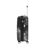 4 Wheel Luggage Hard Shell Expandable Suitcases Black Granite Medium 3
