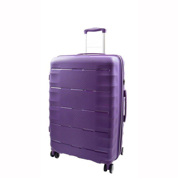 8 Wheel Spinner Luggage Expandable Arcturus Purple