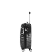 4 Wheel Luggage Hard Shell Expandable Suitcases Black Granite Small 3