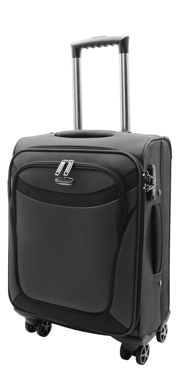 Premium Cabin Size Suitcase 4 Wheels Soft Luggage TSA Lock Travel Bag Mars