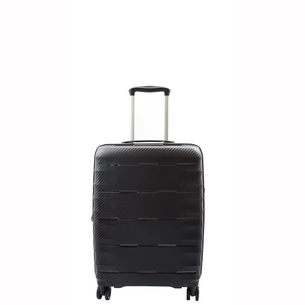 8 Wheel Spinner Luggage Expandable Arcturus Black
