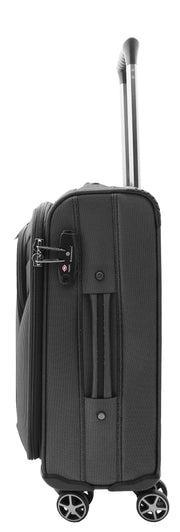 Premium Cabin Size Suitcase 4 Wheels Soft Luggage TSA Lock Travel Bag Mars