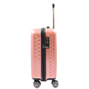 8 Wheel Hard Shell Premium Luggage Lightweight Suitcases Travel Bags Groovy Rose Pink